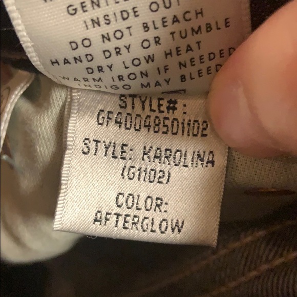 NWT GRLFRND Karolina High Rise Jeans Afterglow - Picture 15 of 15